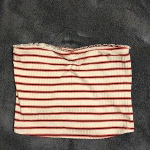 Striped tube top